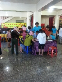 團隊到車城靈山聖道院 義診 受胡院長邀請